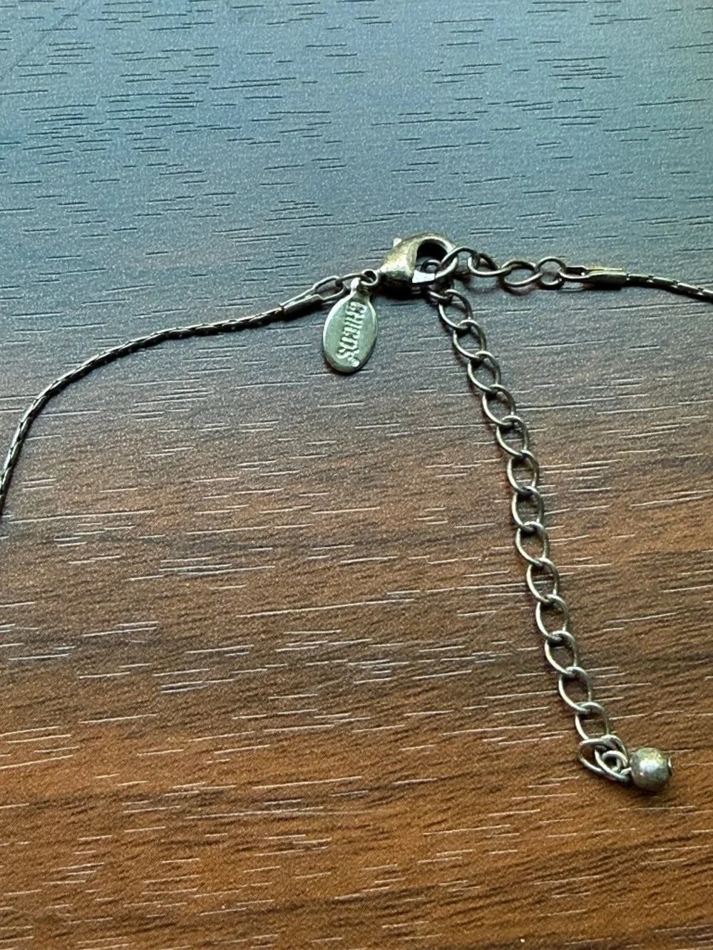Y2K Chico's Bronzetone Crystal Necklace
